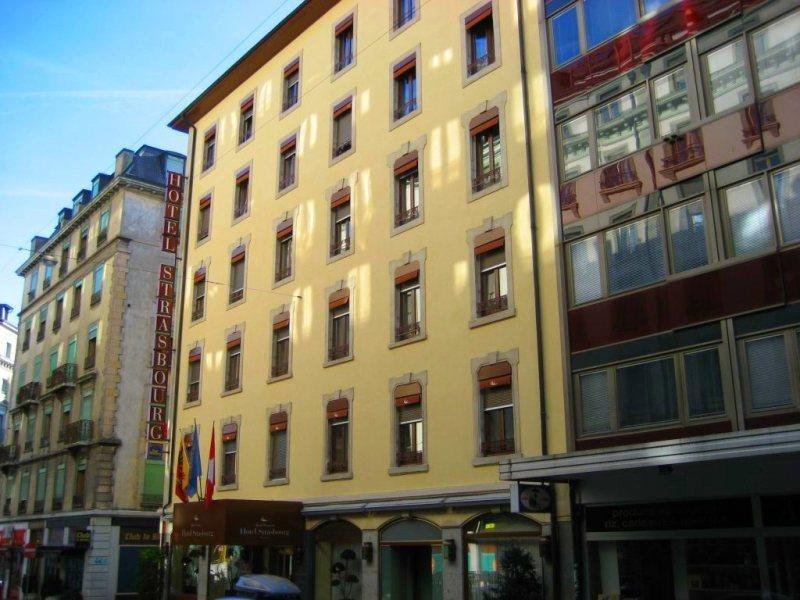 Hotel Strasbourg Женева Экстерьер фото