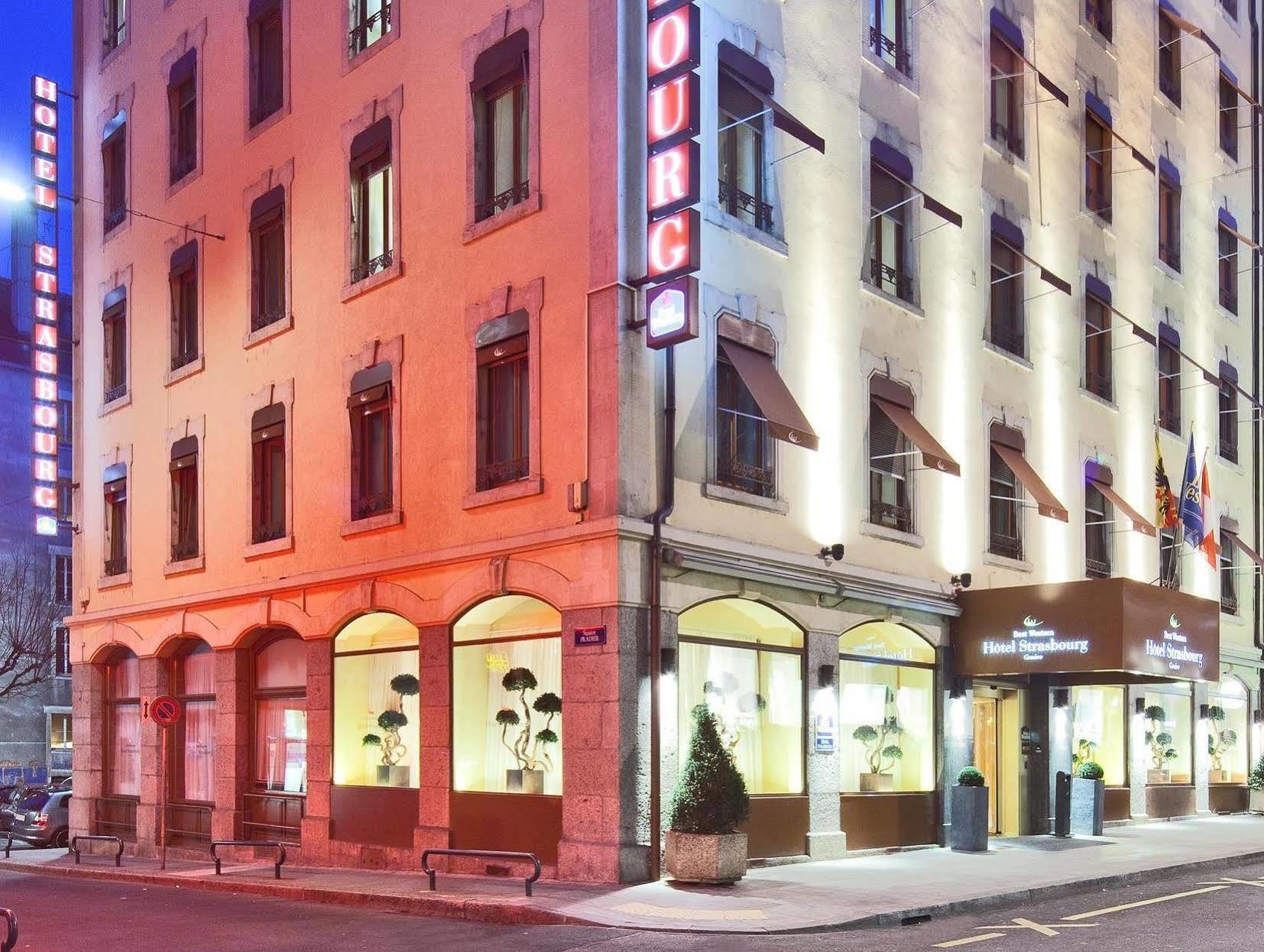 Hotel Strasbourg Женева Экстерьер фото